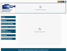 Tablet Screenshot of cetec.es