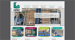 Desktop Screenshot of cetec.de