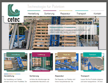 Tablet Screenshot of cetec.de