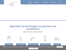 Tablet Screenshot of cetec.be