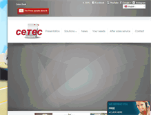 Tablet Screenshot of cetec.net
